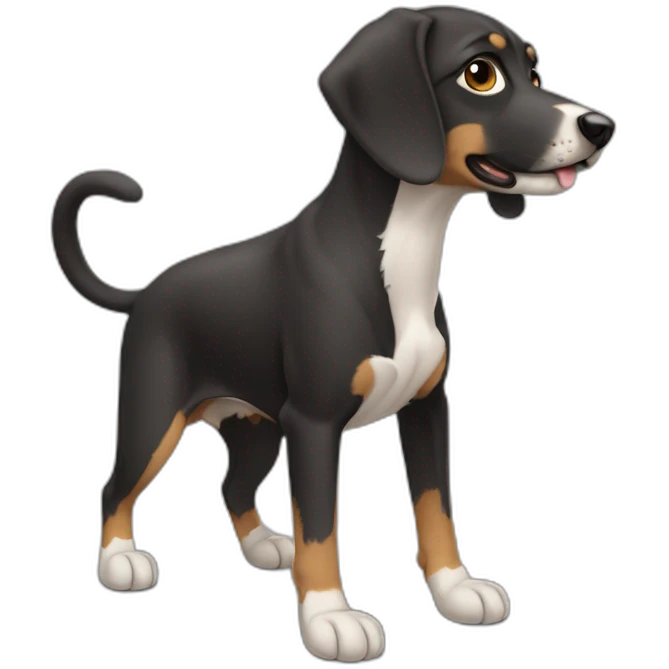 Siyah Bir Köpek, Çok Tatlı emoji