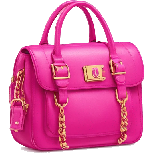 hot pink juicy couture bag emoji