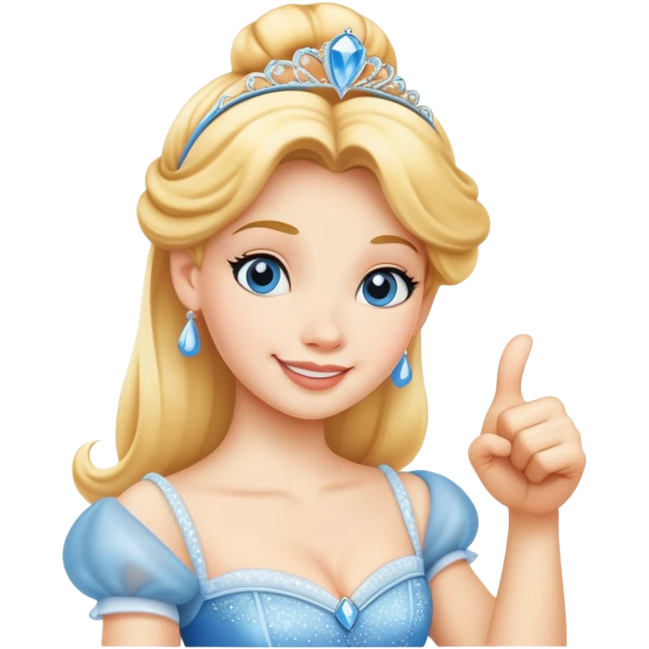 Cinderella giving thumbs up emoji