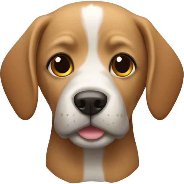 chien avec un bob emoji