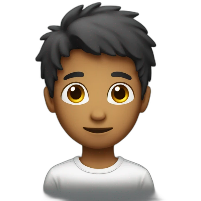 Boy with shadow  emoji