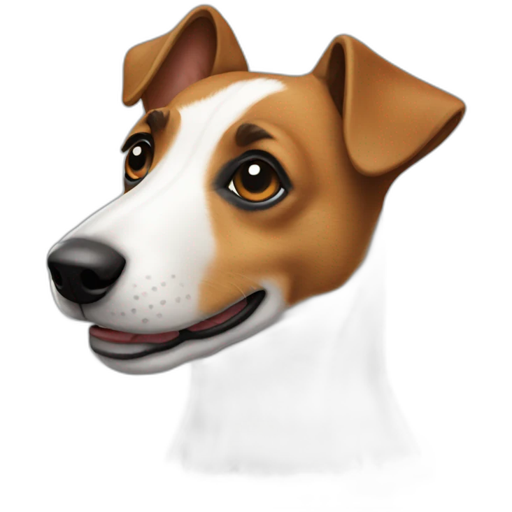 Jack russel dog emoji