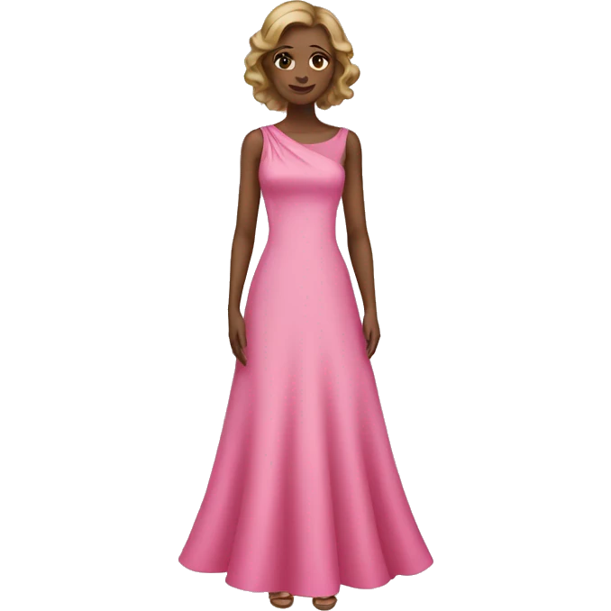 Pink dress emoji
