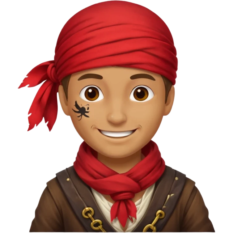 Pirate with scarf 
 emoji