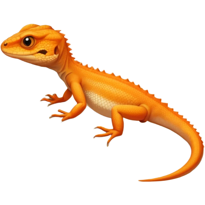 orange lizard emoji