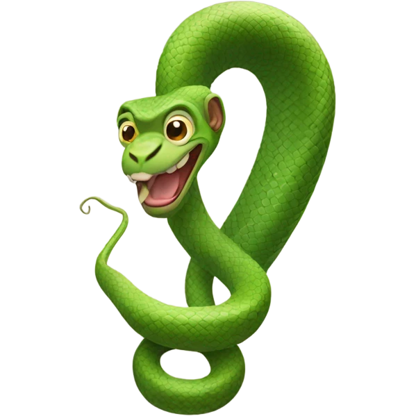 Monkey snake emoji