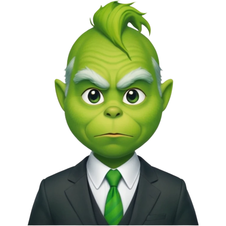 Grinch at Bank emoji