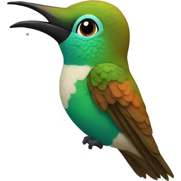 emoji de un colibrí  emoji