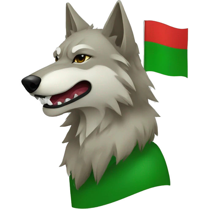 chechen flag wolf emoji