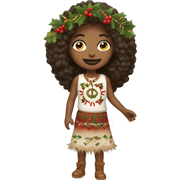 Christmas boho emoji