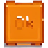 OK text in an orange square emoji