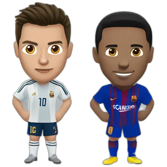 Ronaldo écrase messi emoji