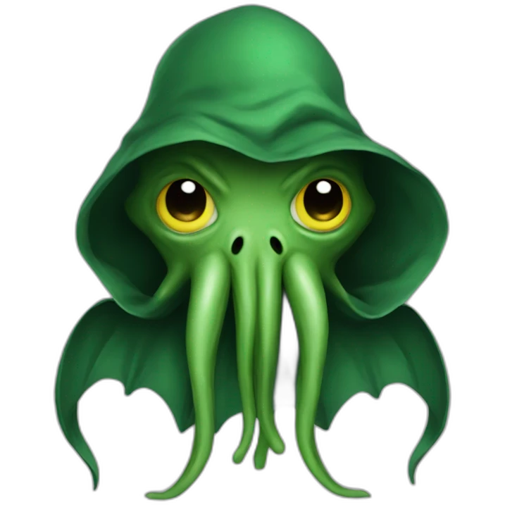 cthulhu in a cowl emoji