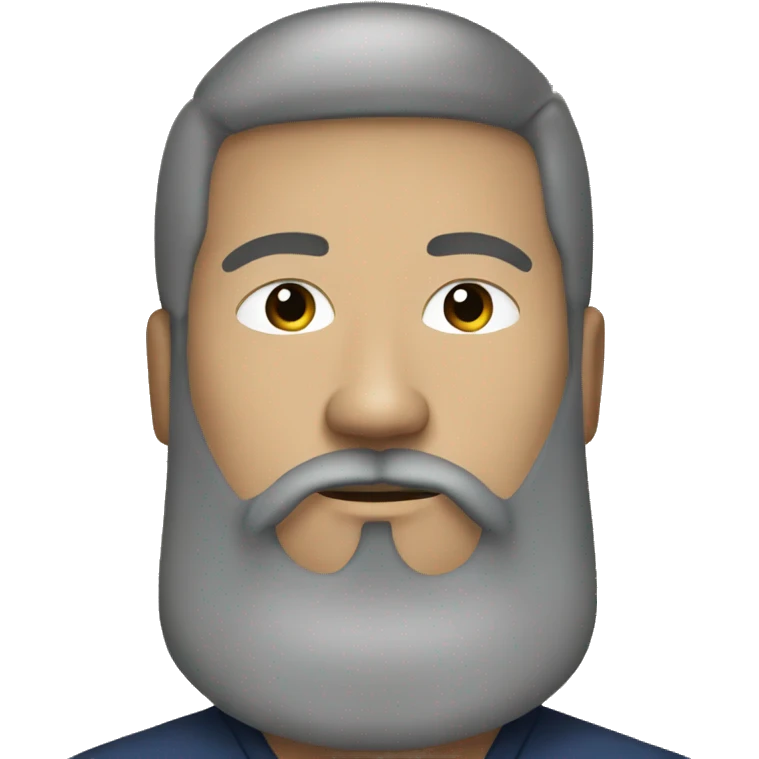 portrait of a bearded man with the taiwan inspired background  emoji