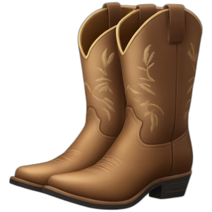 Cowboy boots emoji