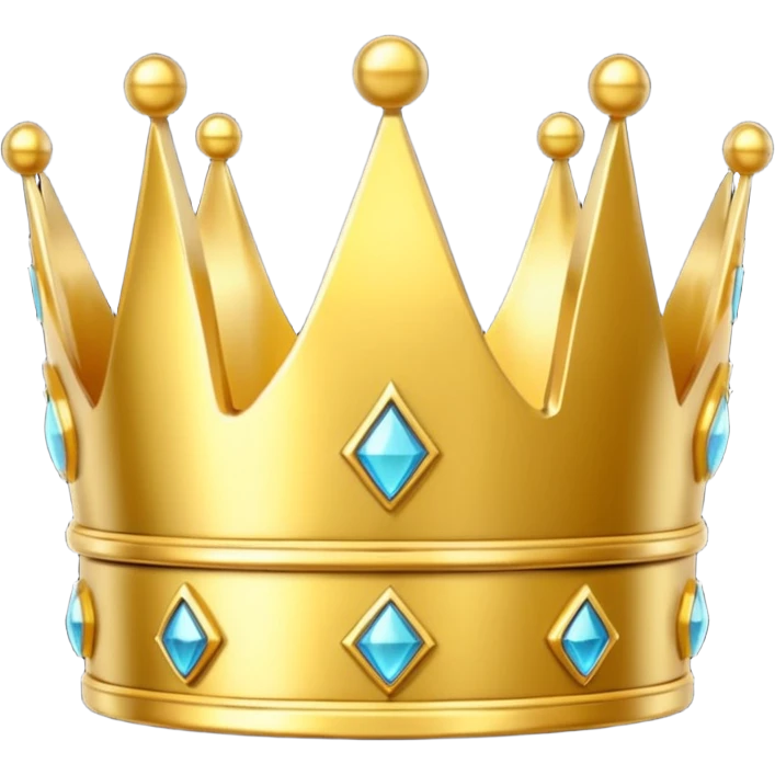 3d crown emoji