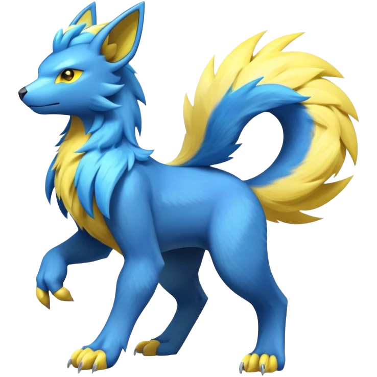 Manectric-Electrike-Luxio-Fakémon-hybrid-creature (full body)  emoji