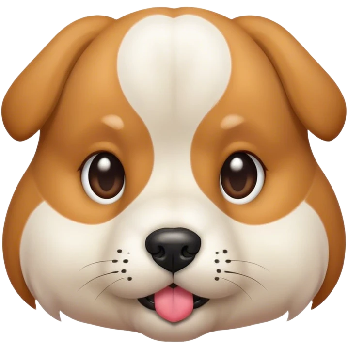 kissy face dog  emoji