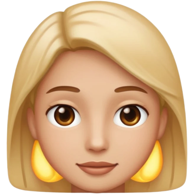 Human with glowing face emoji