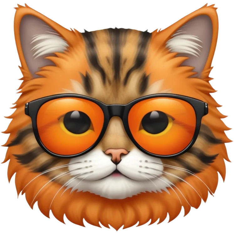 Cat wearing sunglasses emoji