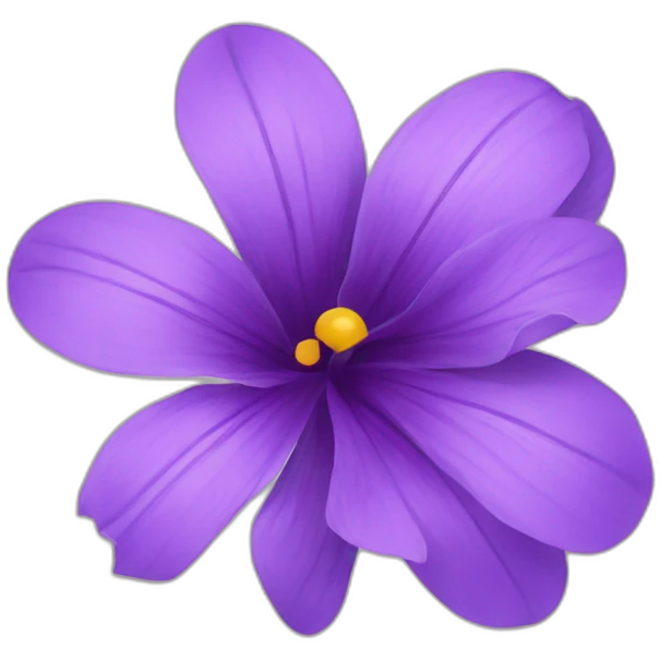 purple ahiti flower emoji