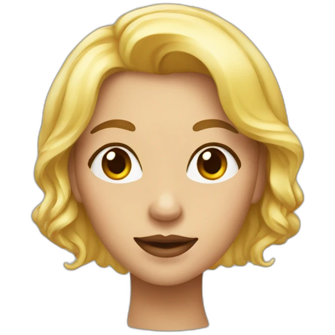 Femme avec la bouche ouverte emoji