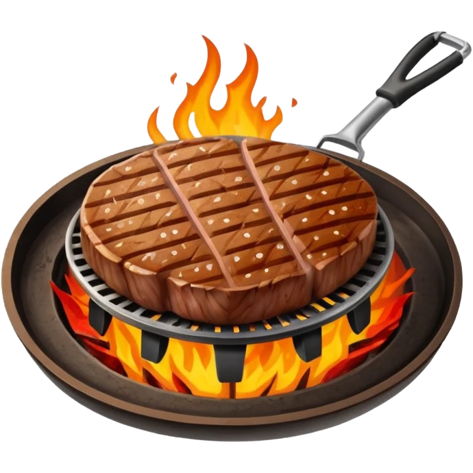 Retro Restaurant Sign steak emoji