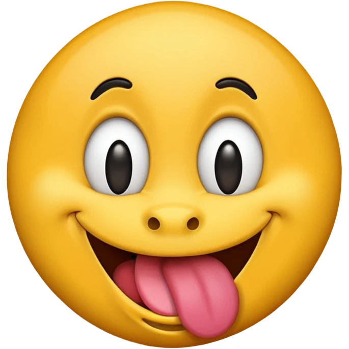 Emoji face with goofy face and tongue out emoji