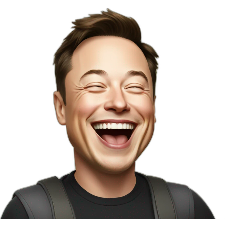 elon musk laughing emoji
