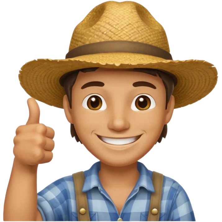 papa le gusta la iidea granjero  con puño de like emoji