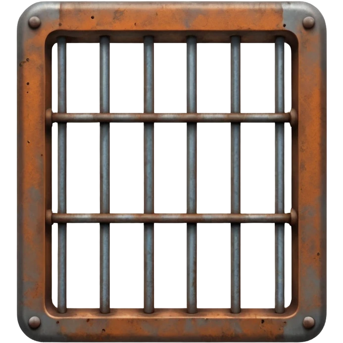 generate ultra realistic prison cell bars emoji