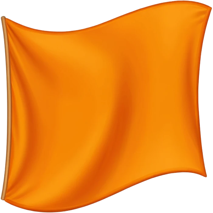 Orange flag emoji