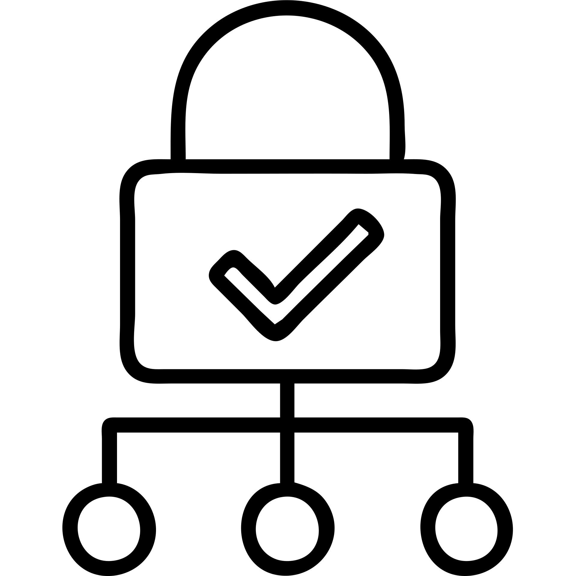 padlock with a checkmark and digital network nodes, clean lines, professional, for an information security expert emoji