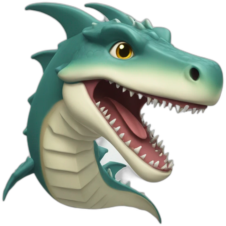 dragon requin emoji