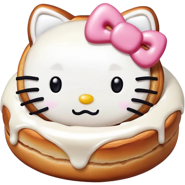 Cinnamon roll from hello kitty friends  emoji