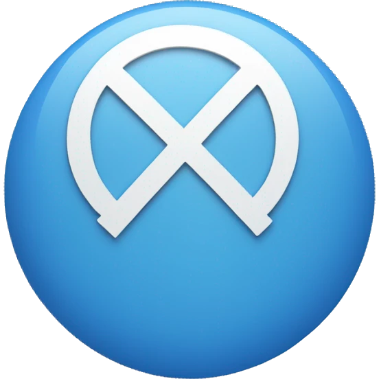 white "tick" inside of blue circle emoji