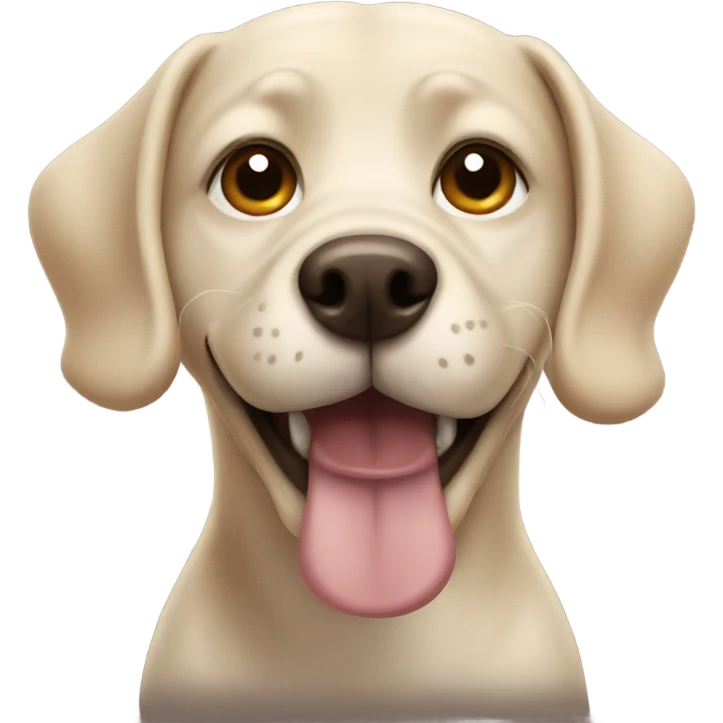 Funny dog emoji