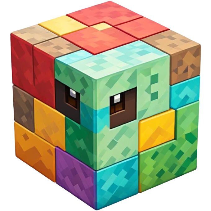 Minecraft block emoji