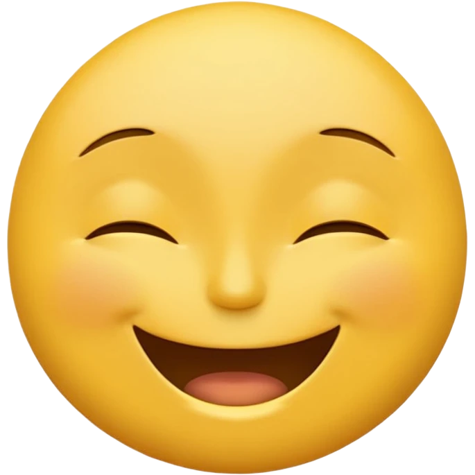 grinning face emoji, eyes closed, big smile emoji