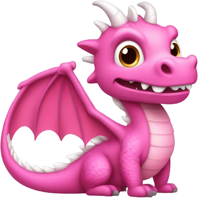 Pink dragon emoji
