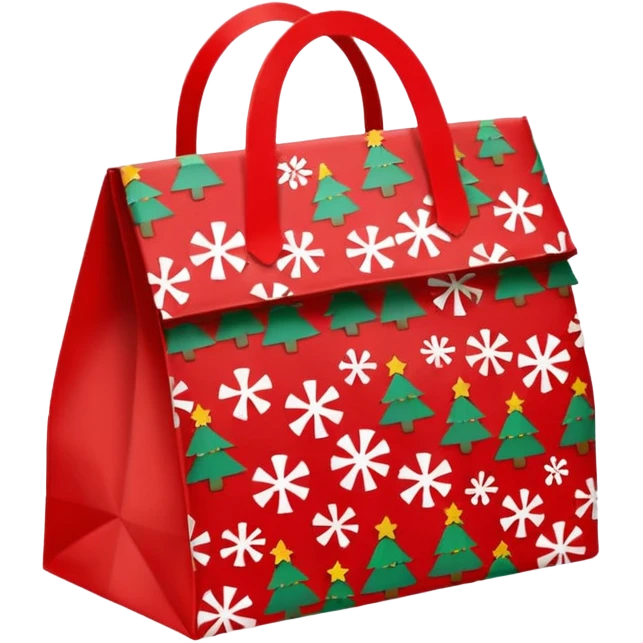 christmas lpaper unch bag emoji