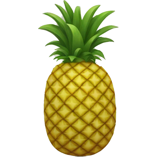 cut pineapple emoji