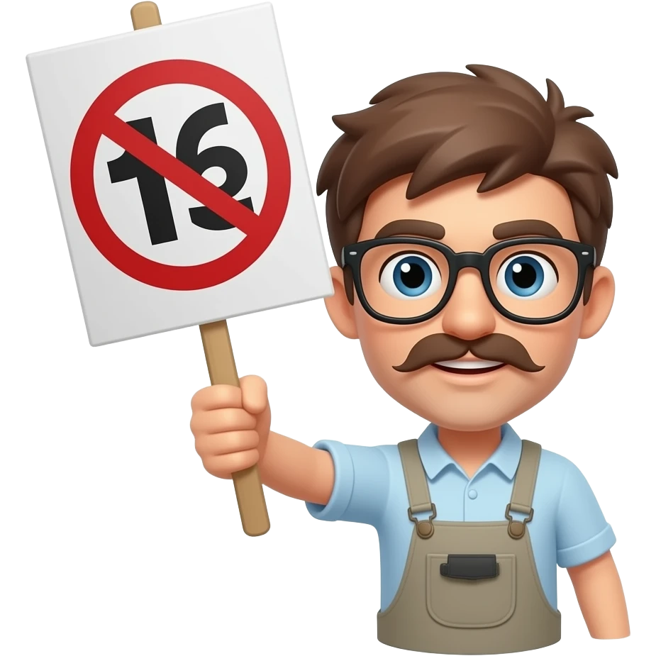 Protest sign (no person just the sign) emoji