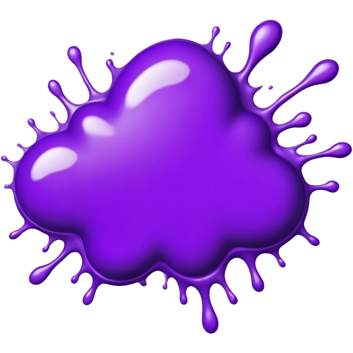 Purple Splat emoji