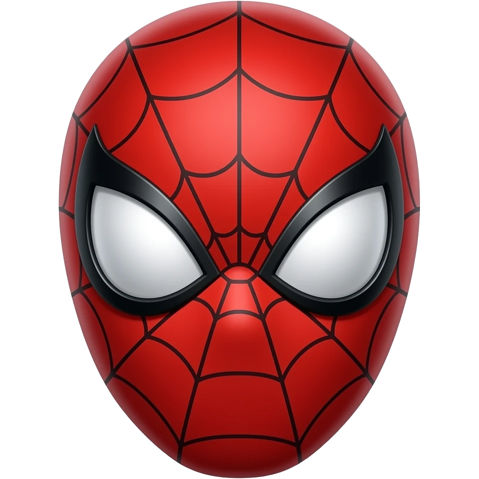 Spiderman face emoji