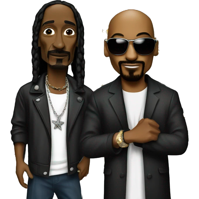Snoop dogg with Tupac emoji