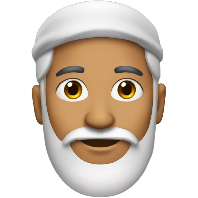 muslim man with a beard emoji