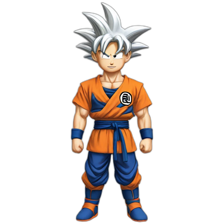 Goku sério emoji