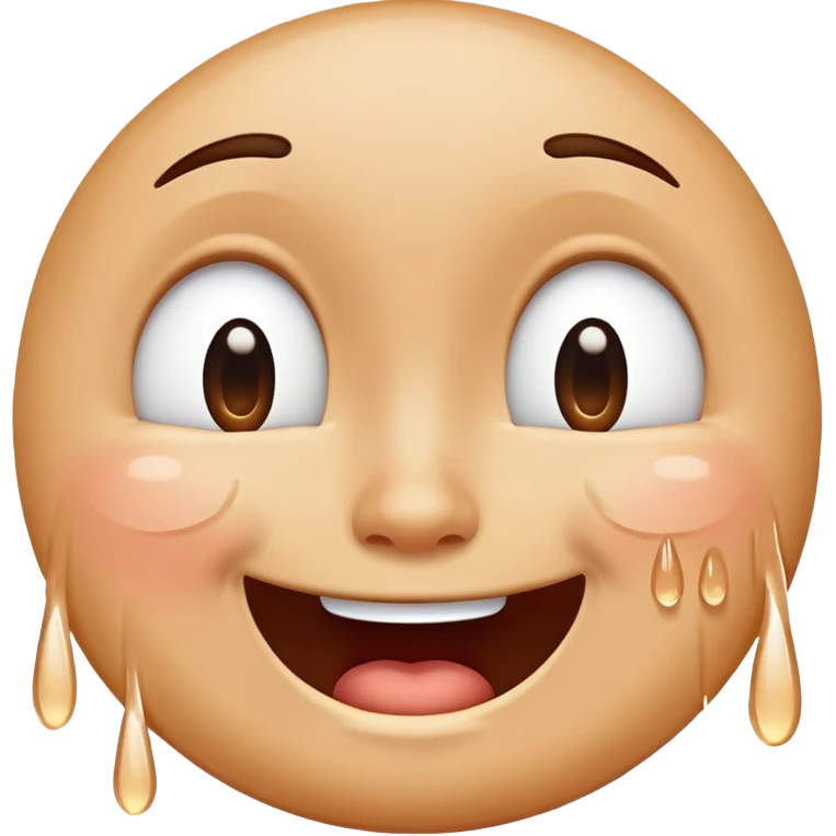 face with tears of joy, happy crying face emoji