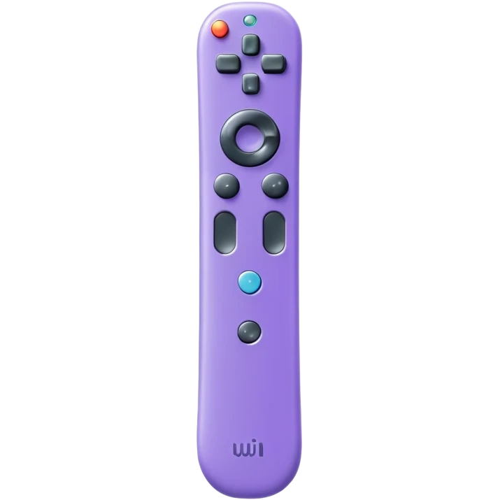 lavender purple wii remote emoji